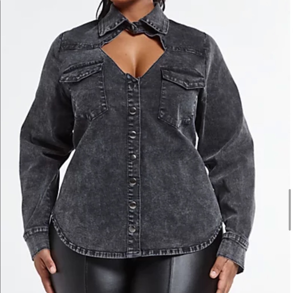 Denim top